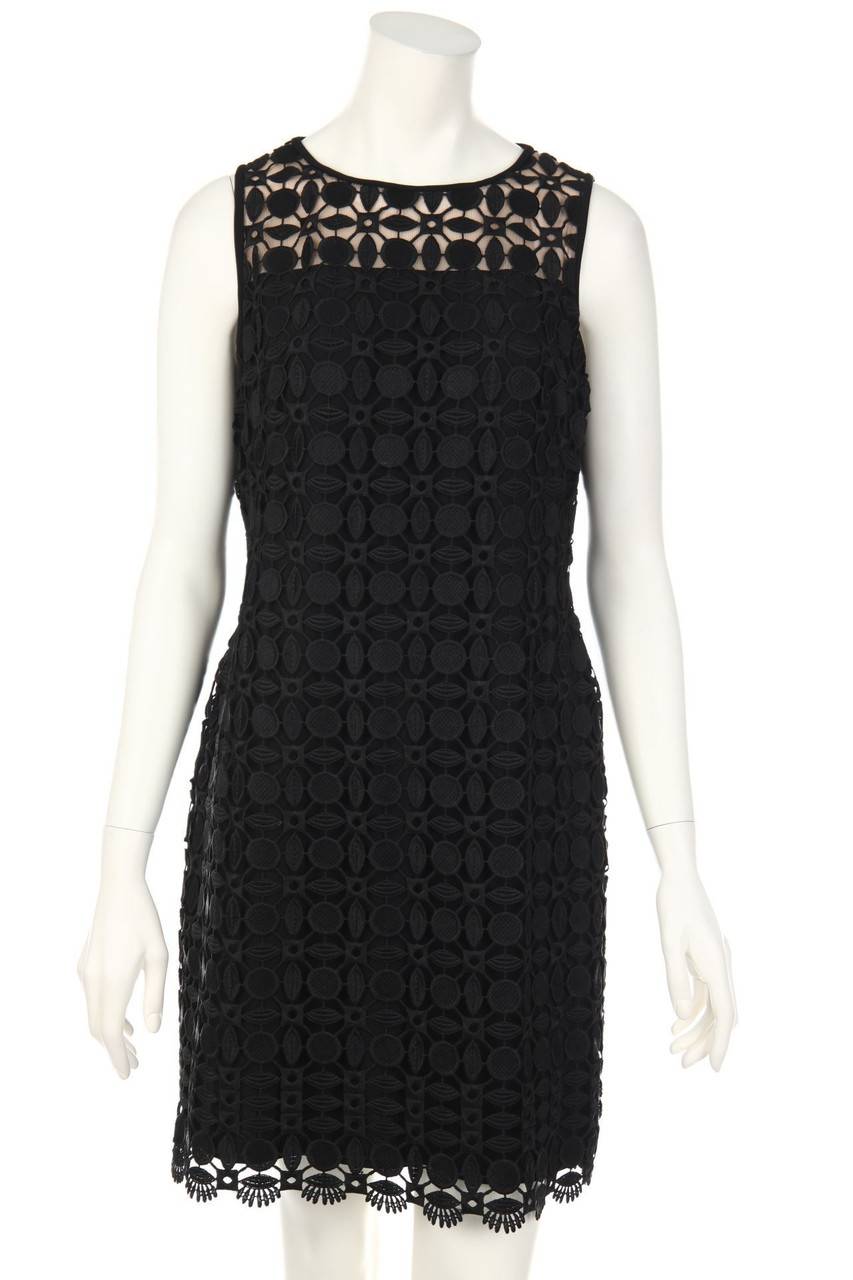 Carou LAUREN RALPH LAUREN Etui-Kleid aus Spitze mit geometrischem Muster