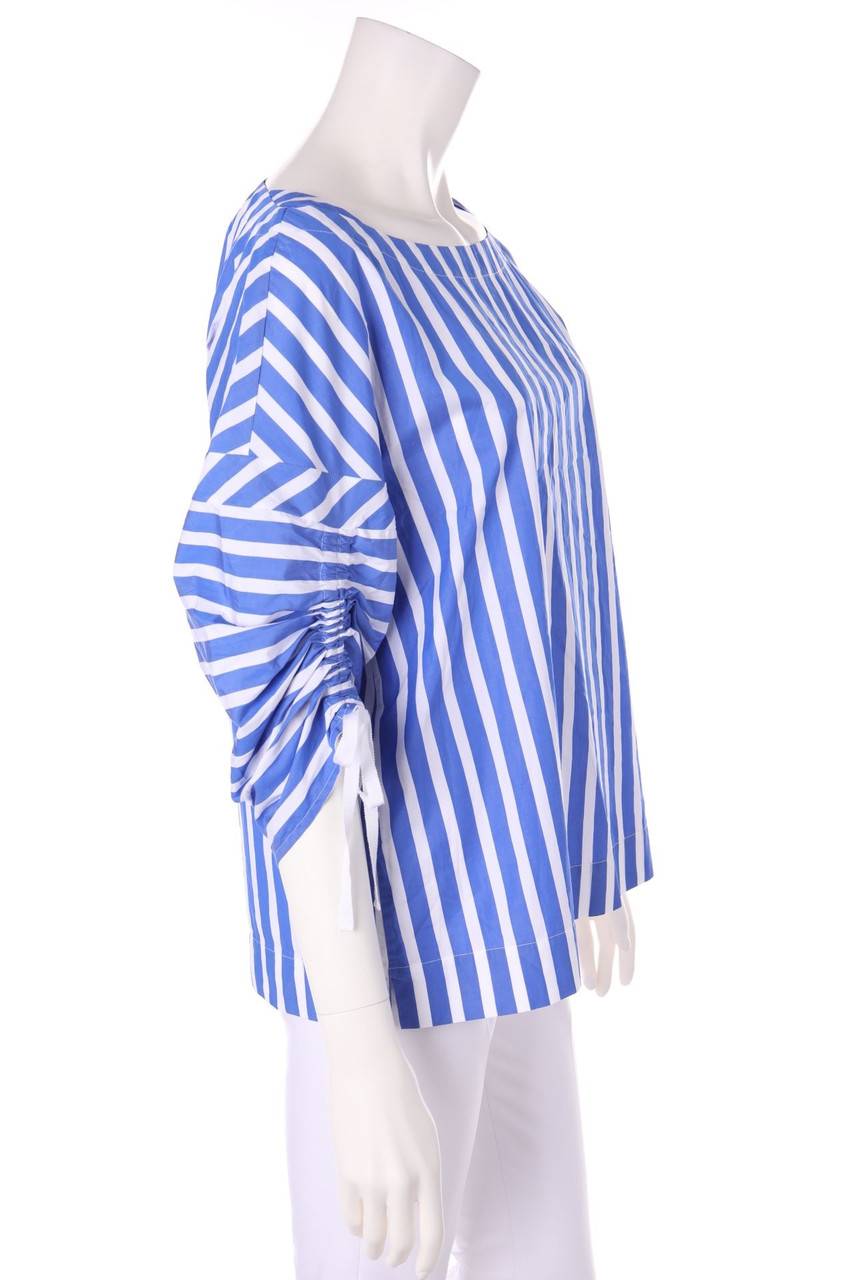 Carou Le Sarte Pettegole Oversize-Baumwoll-Bluse Mit Tunnelzug