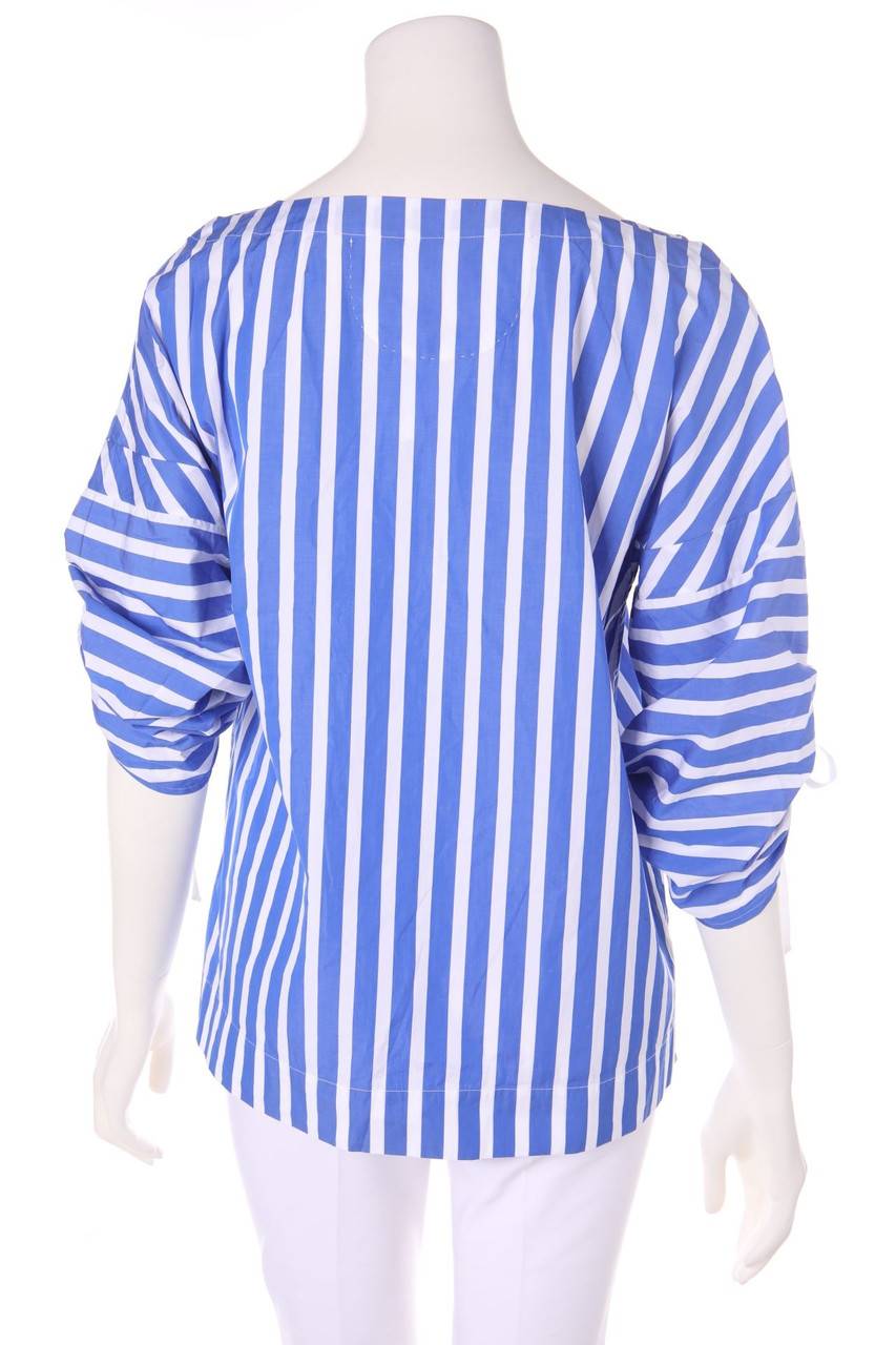 Carou Le Sarte Pettegole Oversize-Baumwoll-Bluse Mit Tunnelzug