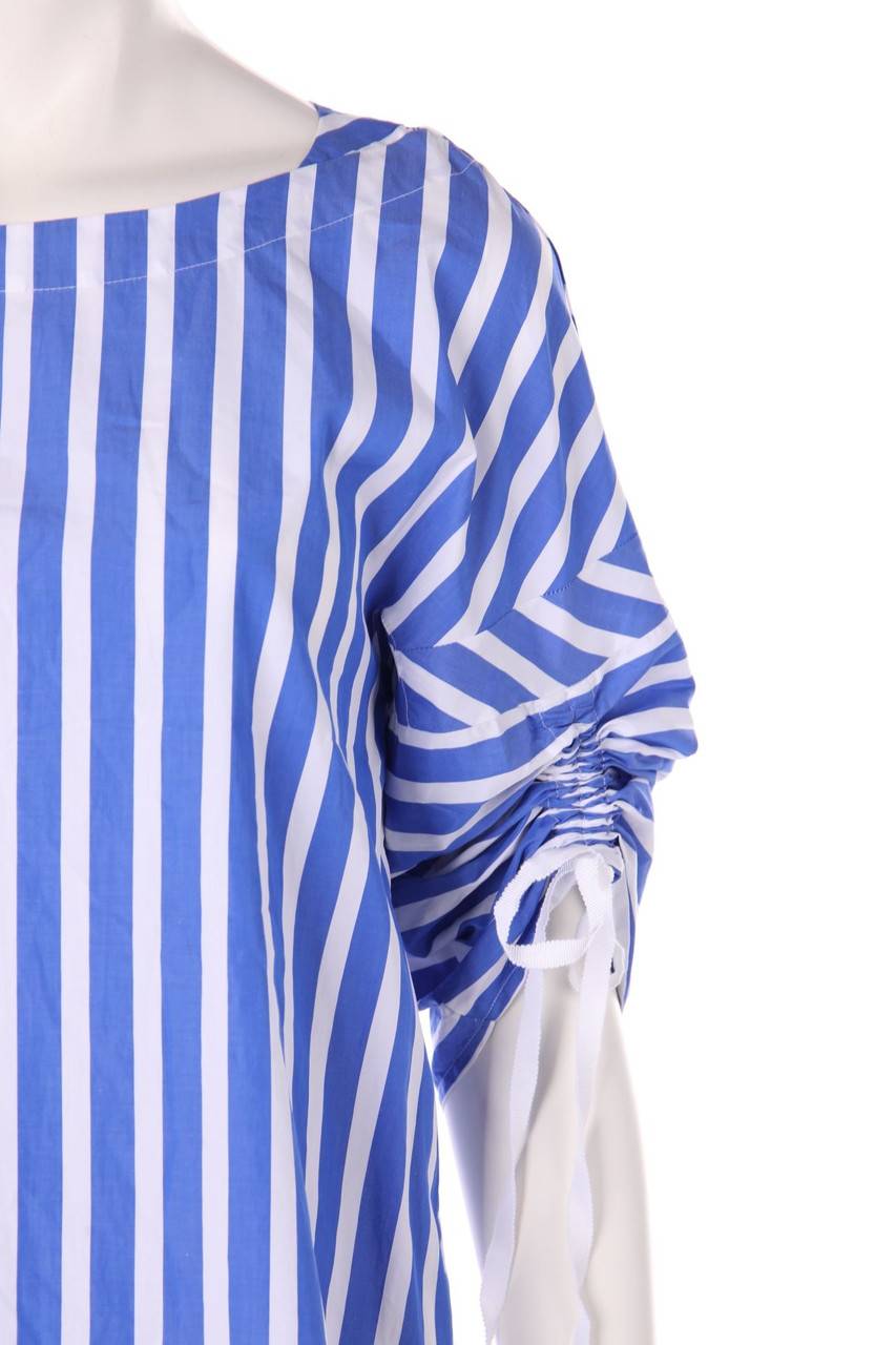Carou Le Sarte Pettegole Oversize-Baumwoll-Bluse Mit Tunnelzug