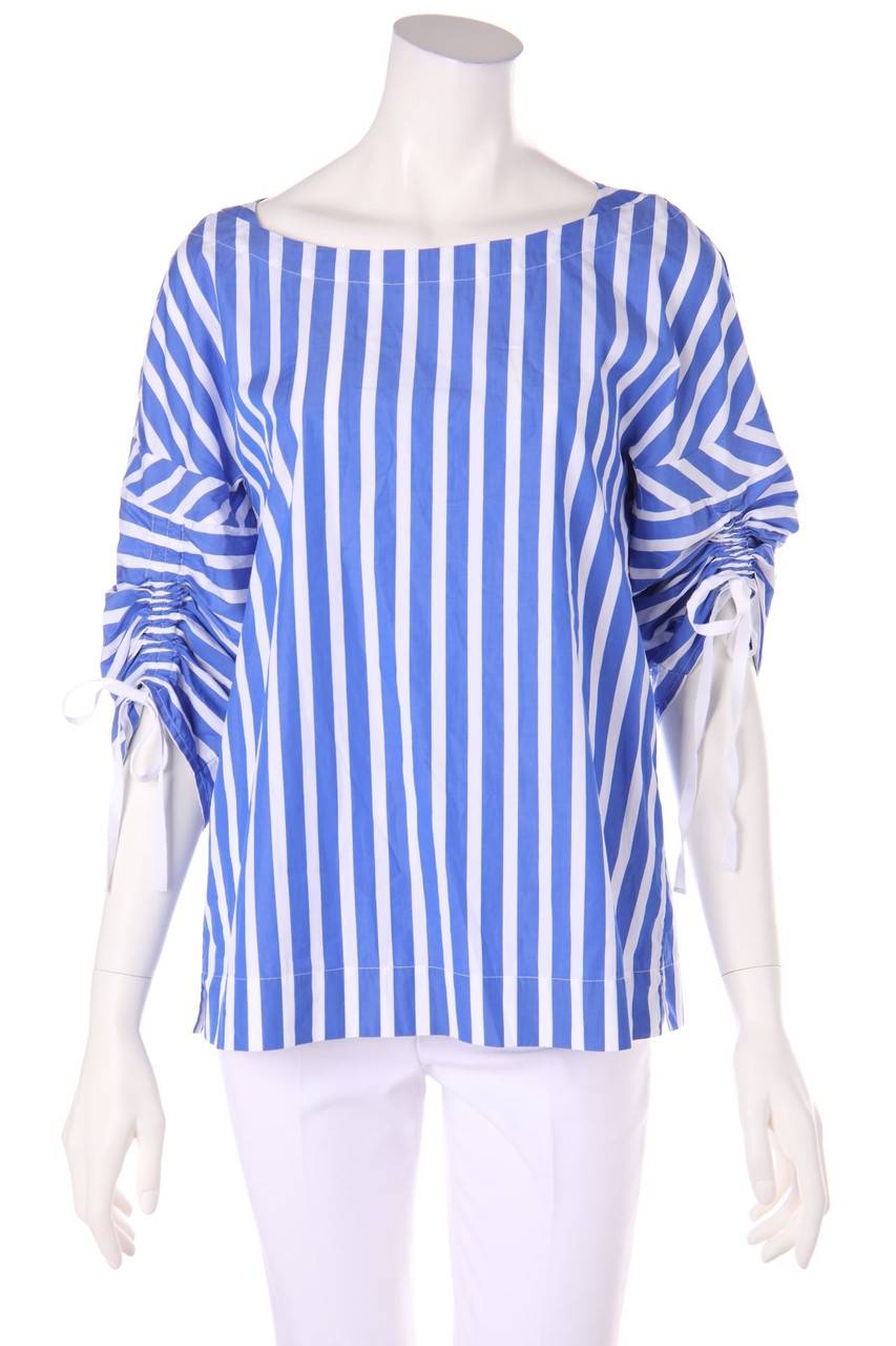 Carou Le Sarte Pettegole Oversize-Baumwoll-Bluse mit Tunnelzug