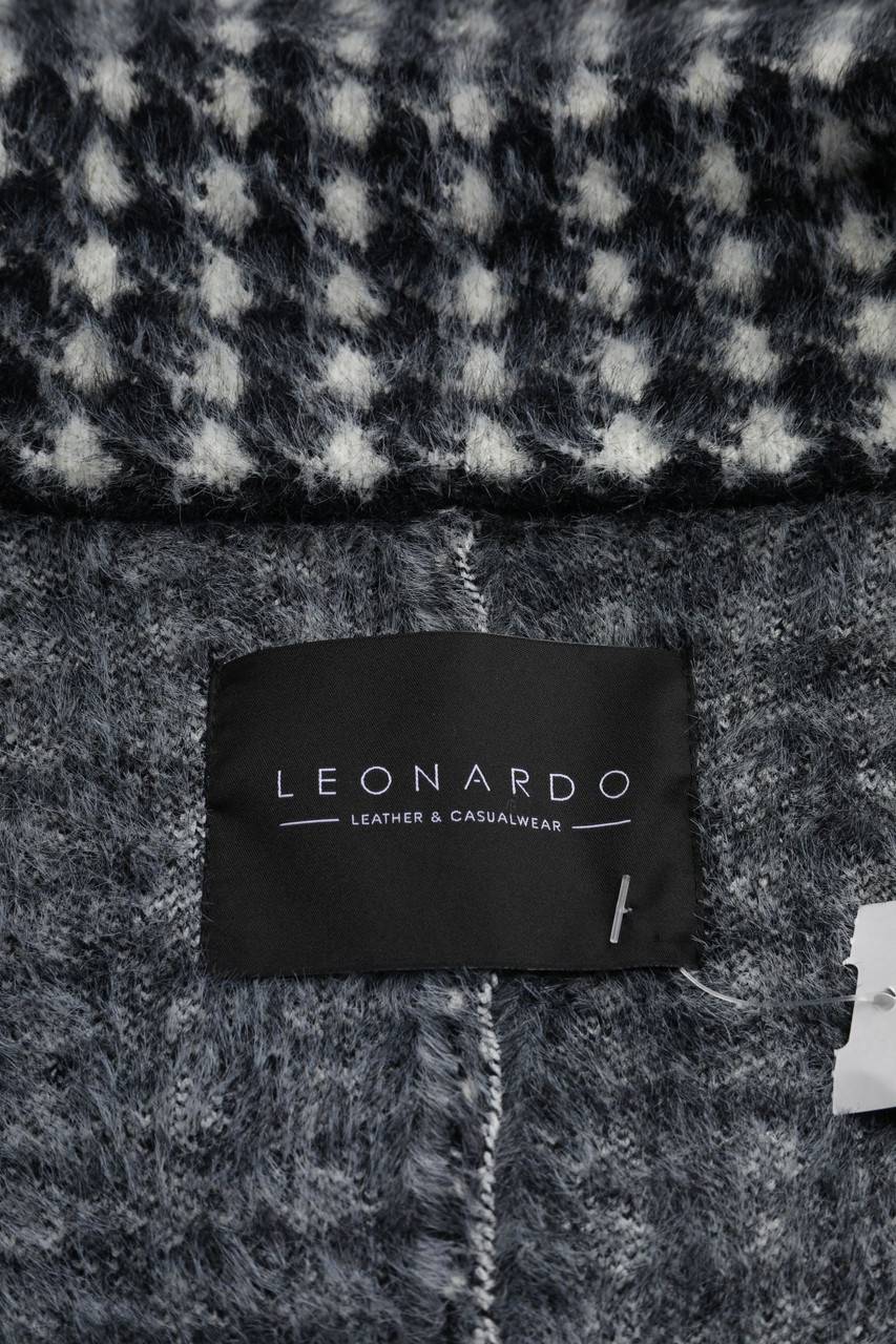Carou LEONARDO Oversize-Jacke Mit Hahnentritt-Muster