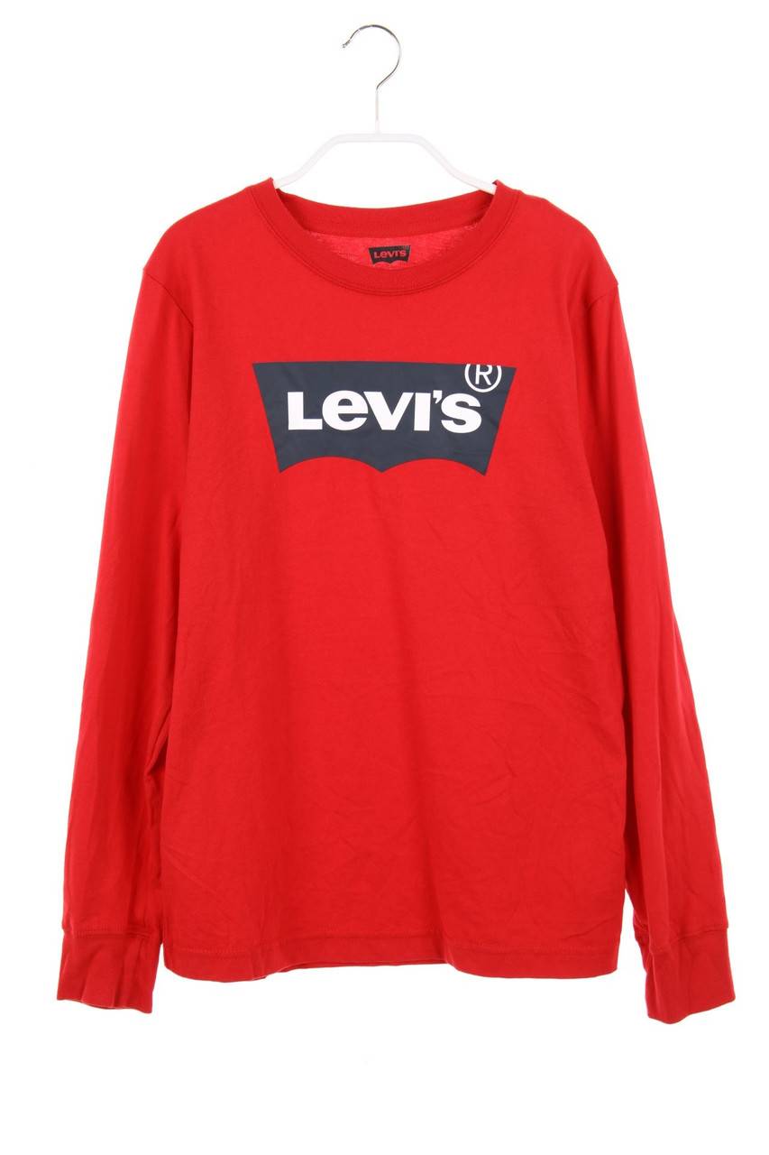 Carou LEVI´S T-Shirt mit Logo-Print mit langem Ärmel