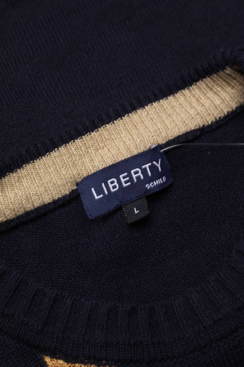 Carou LIBERTY Pullover Aus Baumwoll-Mix Mit Geometrischem Muster