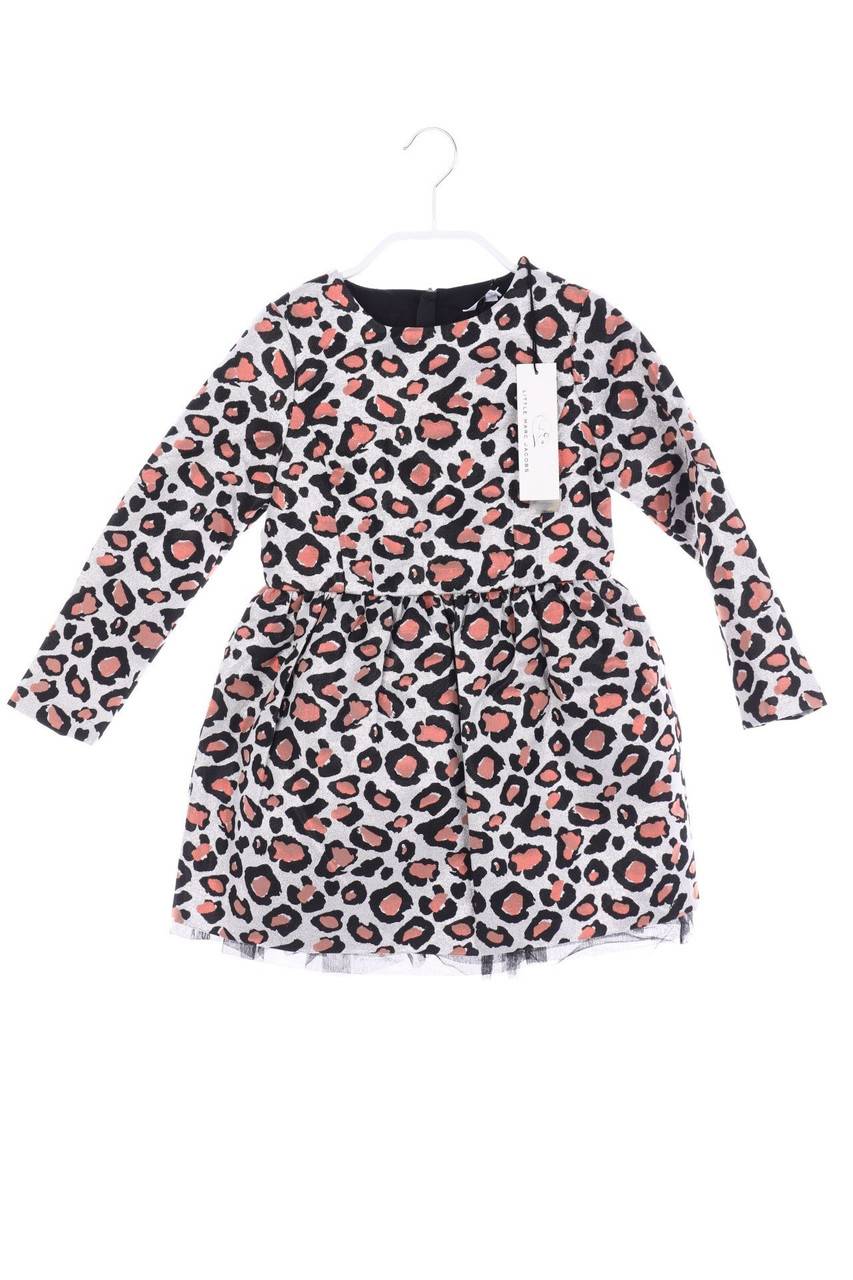 Carou LITTLE MARC JACOBS Metallic-Kleid mit Leo-Print