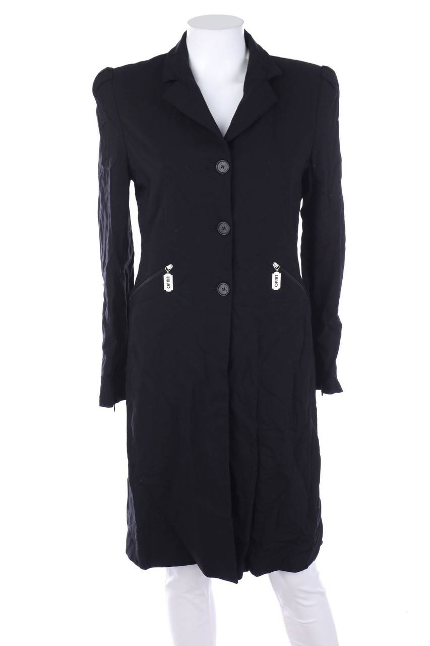 Carou LIU JO Blazer-Mantel aus Schurwoll-Mix mit Puffärmeln