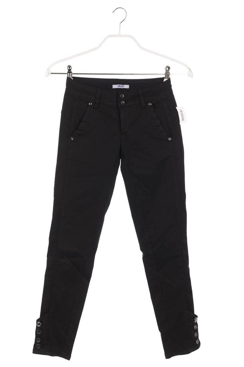 Carou LIU JO Cropped-Skinny-Jeans Mit Schmuck-Knöpfen