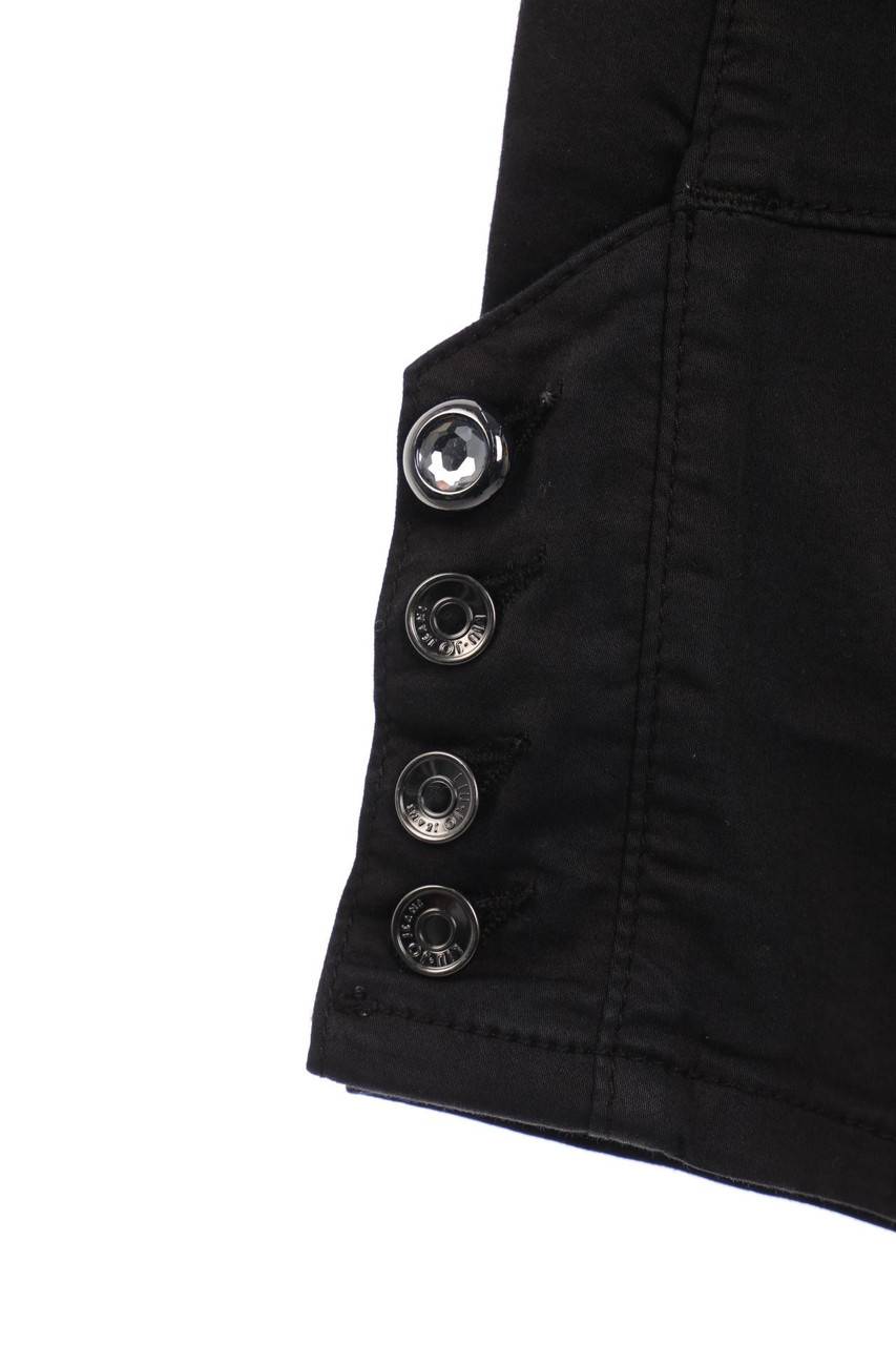 Carou LIU JO Cropped-Skinny-Jeans Mit Schmuck-Knöpfen