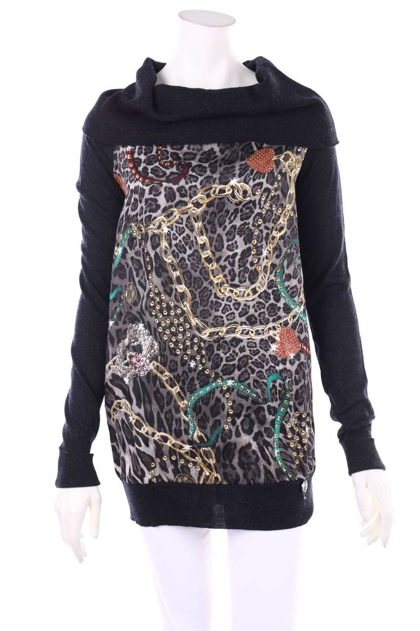 Carou LIU JO JEANS Carmen-Strick-Pullover mit Print