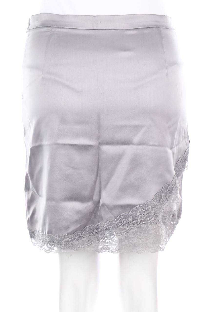 Carou LIU JO Seiden-Mini-Rock In Wickel-Optik Mit Spitze