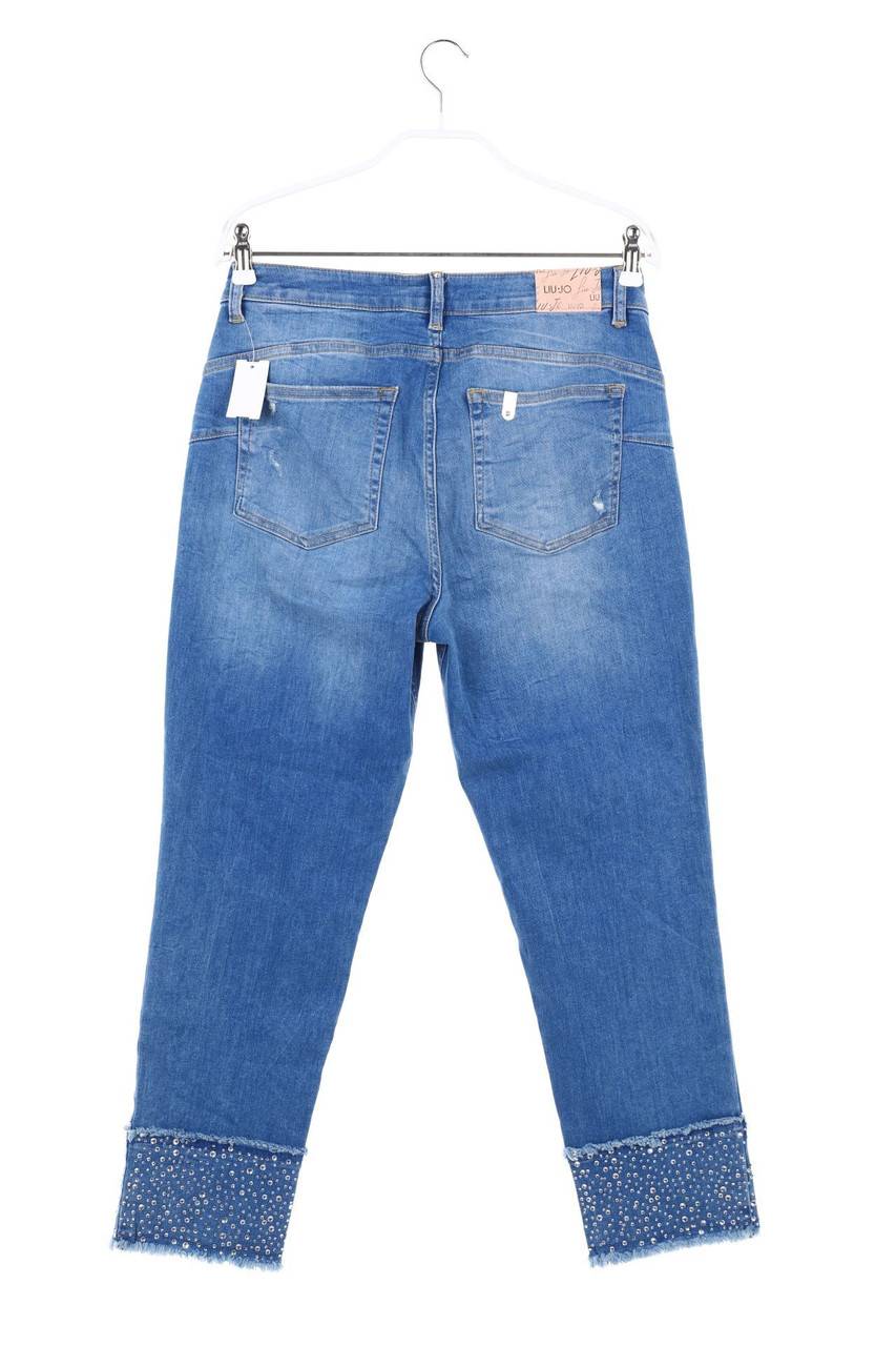 Carou LIU JO Used Look Skinny-Jeans Mit Strass-Steinen