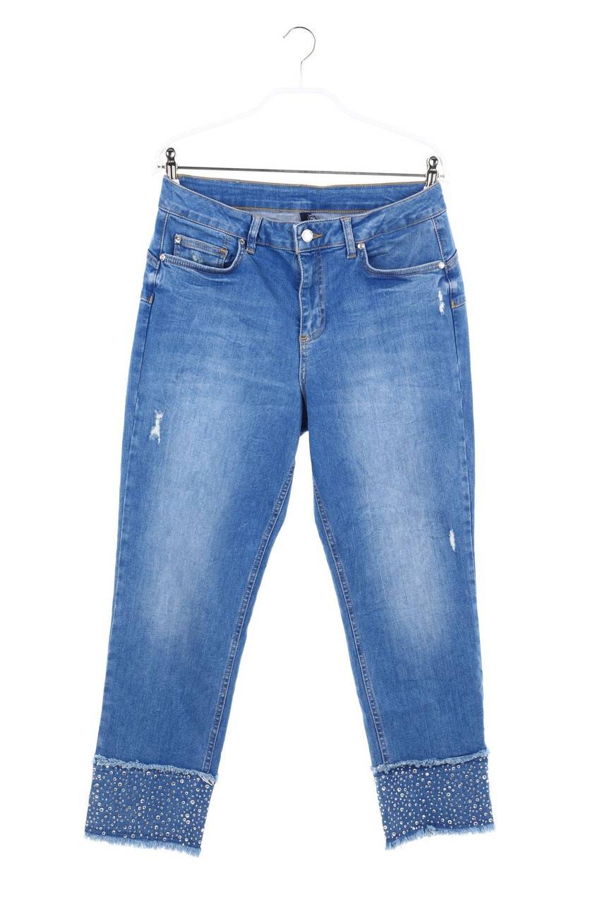 Carou LIU JO Used Look Skinny-Jeans mit Strass-Steinen