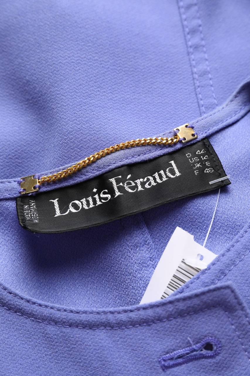 Carou Louis Féraud Vintage-Blazer-Jacke Mit Schurwolle