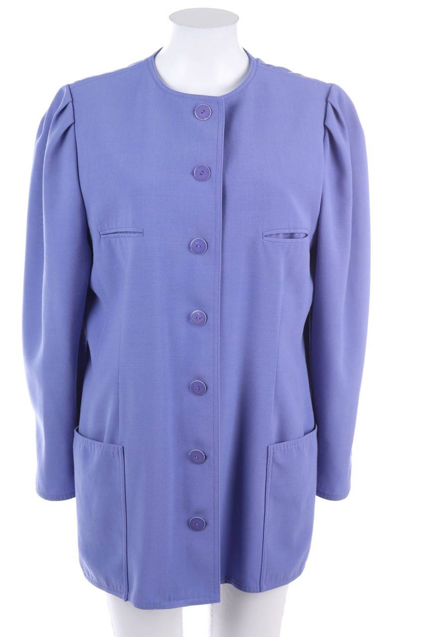 Carou Louis Féraud Vintage-Blazer-Jacke mit Schurwolle