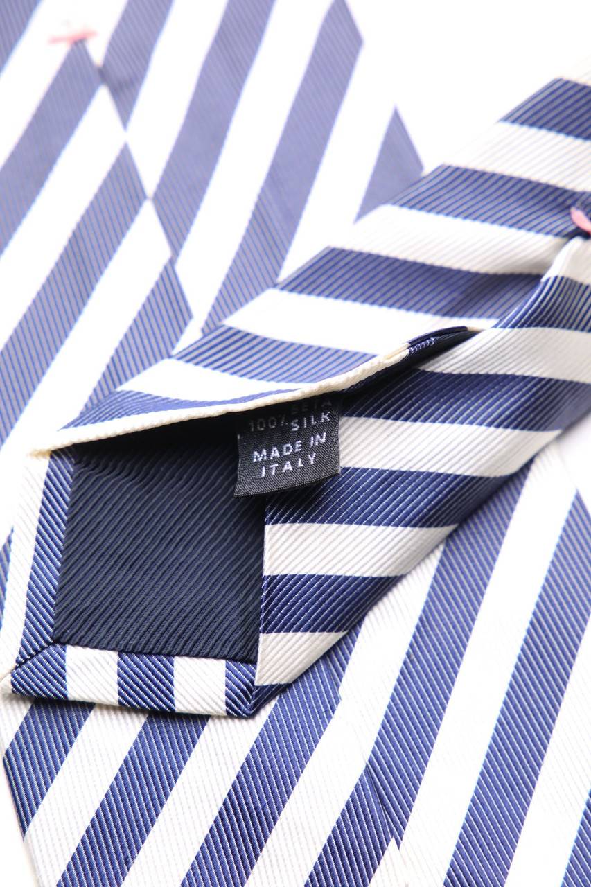 Carou LUIGI BORRELLI NAPOLI Seiden-Krawatte Mit Streifen