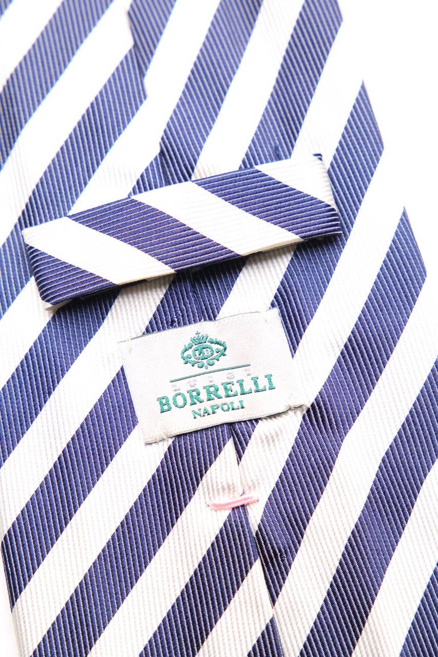 Carou LUIGI BORRELLI NAPOLI Seiden-Krawatte Mit Streifen