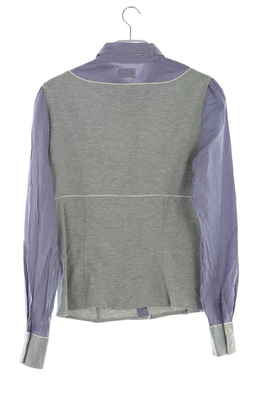 Carou LUIS TRENKER Hemd-Bluse Aus Jersey Mit Logo-Stickerei