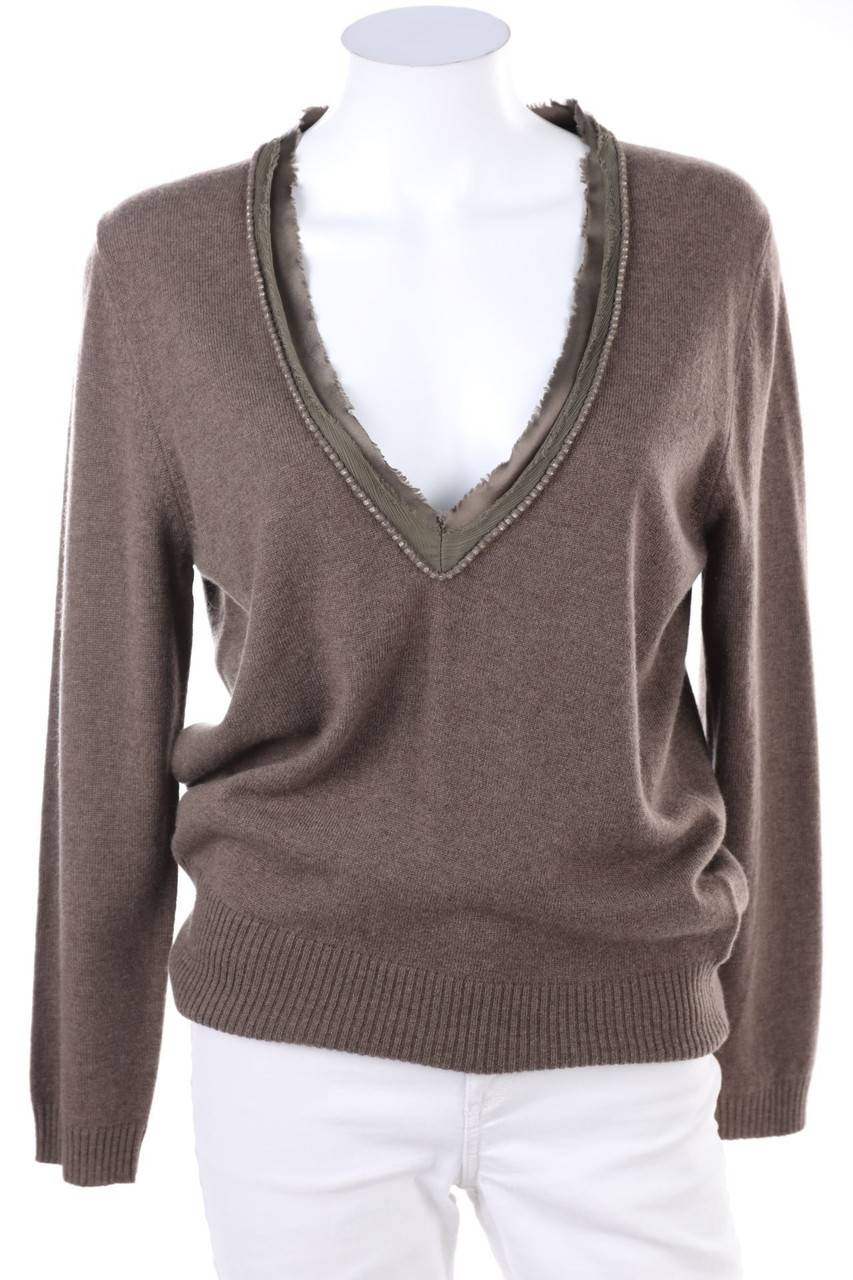 Carou LUISA CERANO Strick-Pullover aus Schurwoll-Mix mit Kaschmir