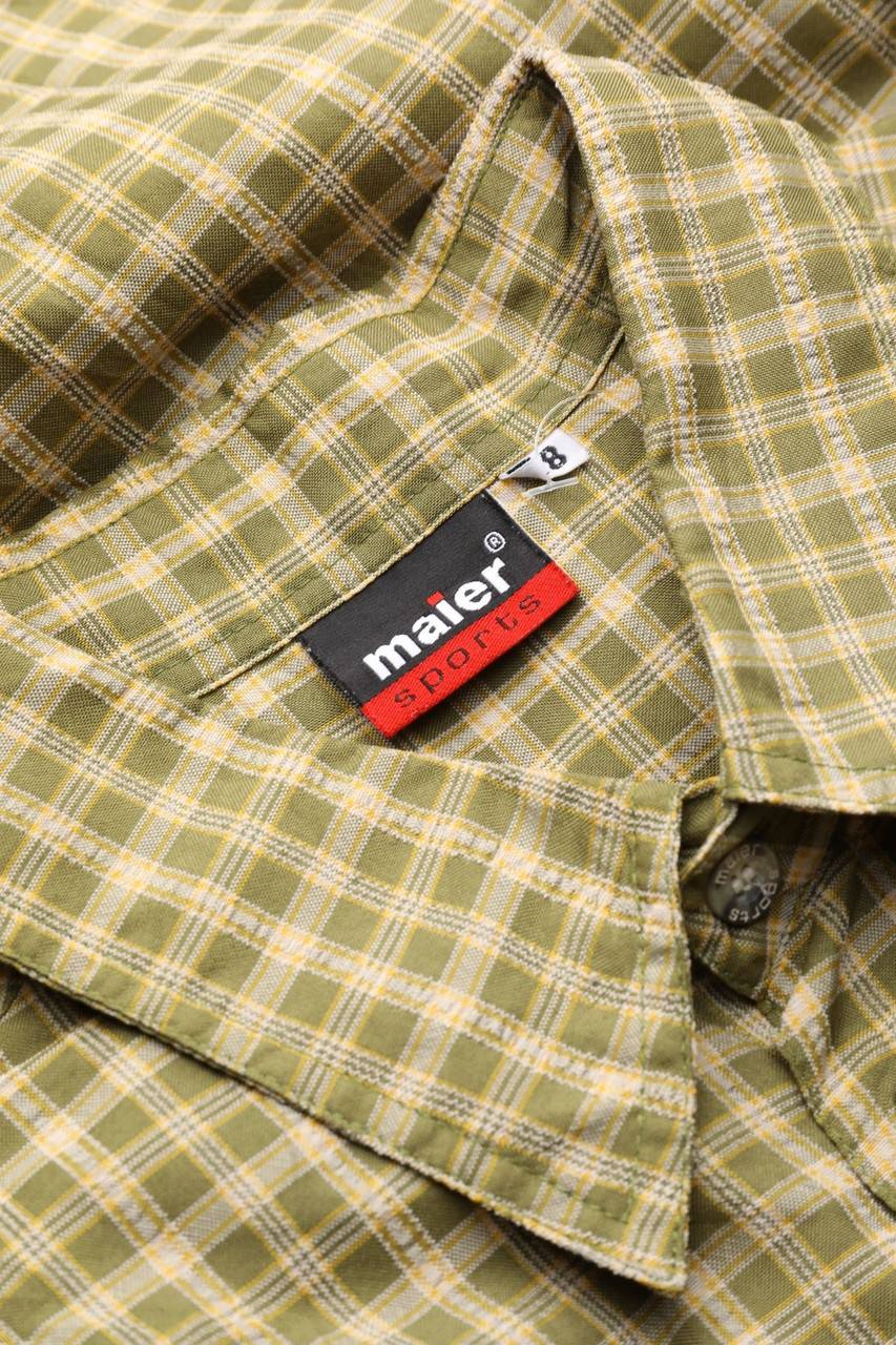 Carou Maier Sports Tartan-Hemd Mit Roll-up-Manschette