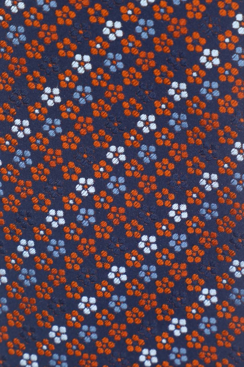 Carou Mak Uno SPORTSWEAR Seiden-Krawatte Mit Floralem Muster