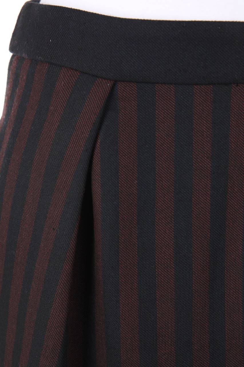 Carou MANGO COLLECTION Falten-Mini-Rock Mit Streifen