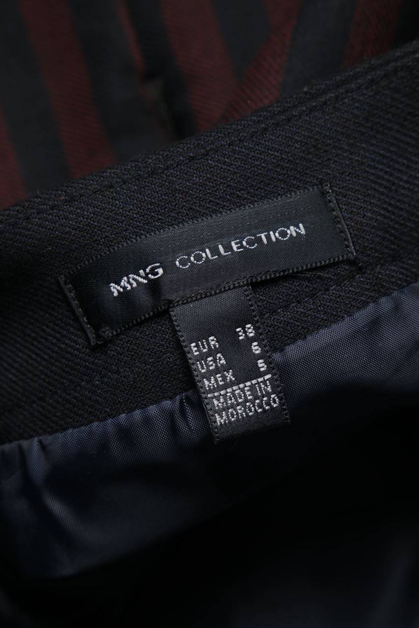 Carou MANGO COLLECTION Falten-Mini-Rock Mit Streifen