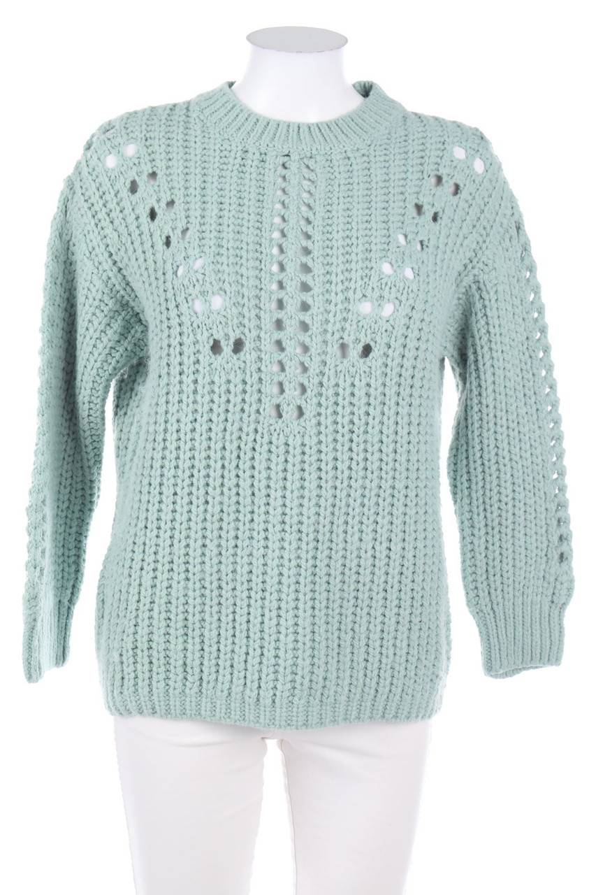 Carou MANGO SUIT Strick-Pullover mit Lochstrick-Details