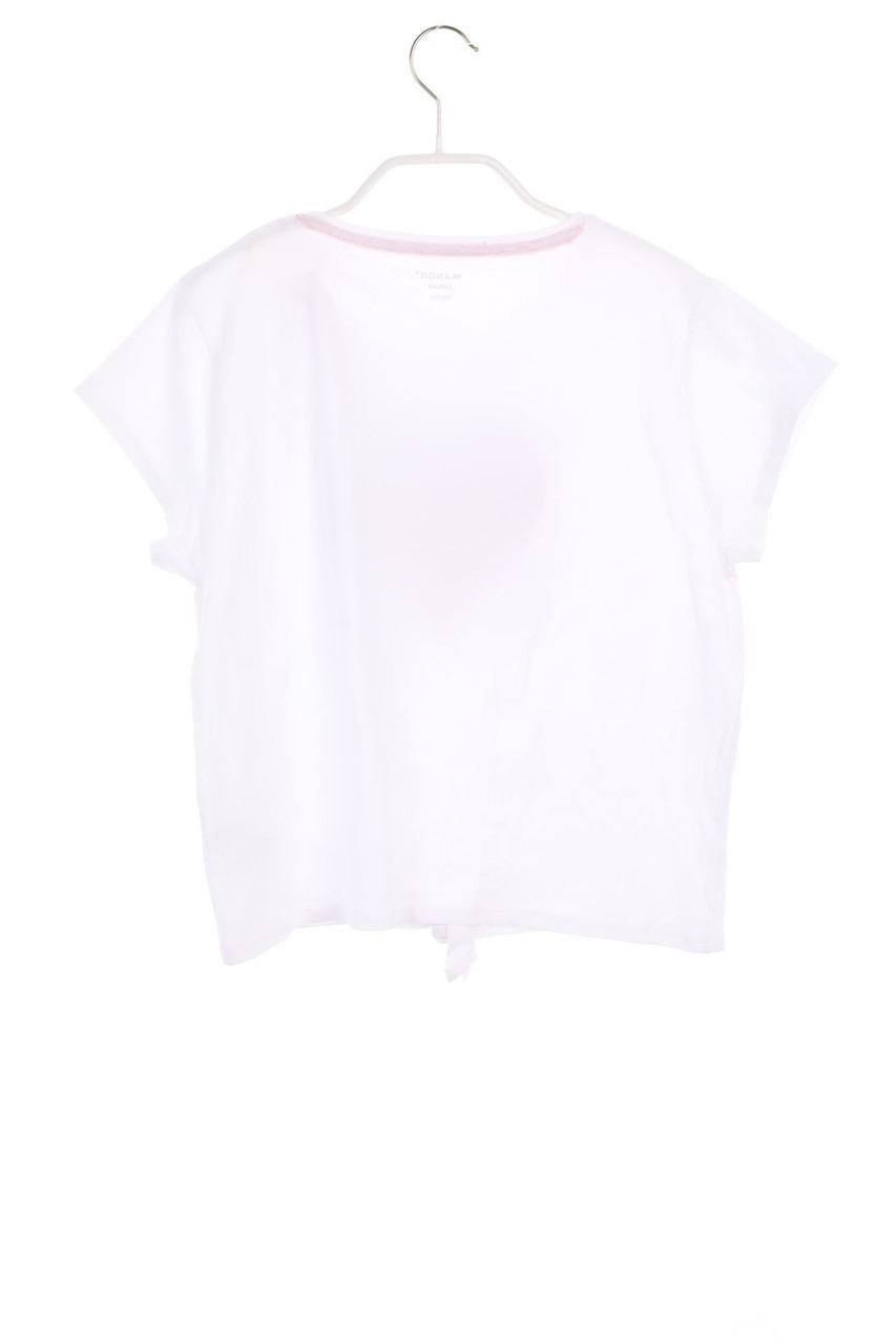 Carou MANOR Junior Knoten-T-Shirt Mit Wende-Pailletten