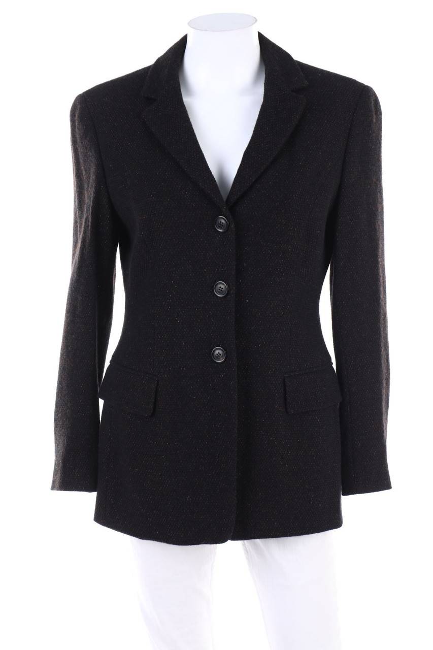 Carou MARC CAIN Blazer mit Leinen mit Metallic-Effekt