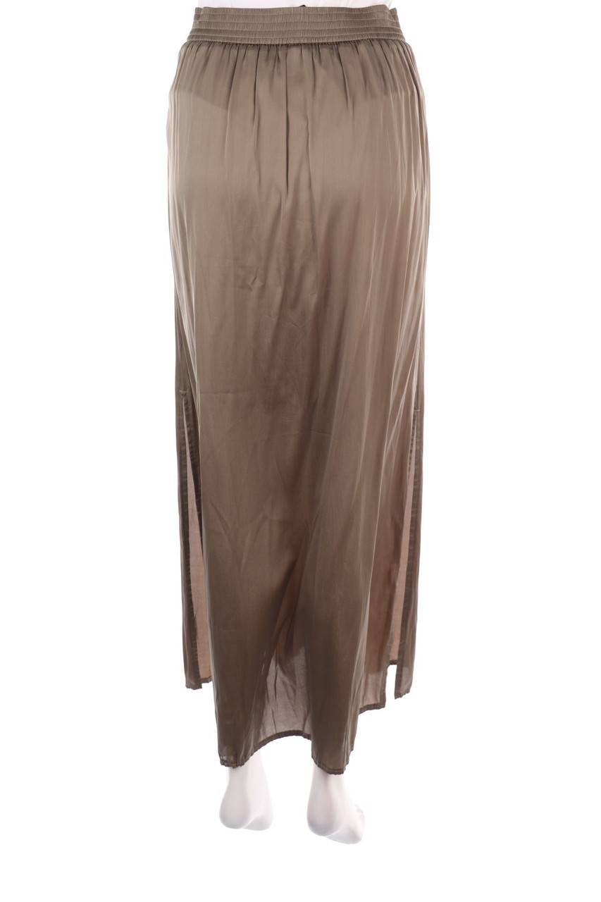 Carou MARC CAIN Maxi-Maxi-Rock Aus Seiden-Mischung Mit Tunnelzug