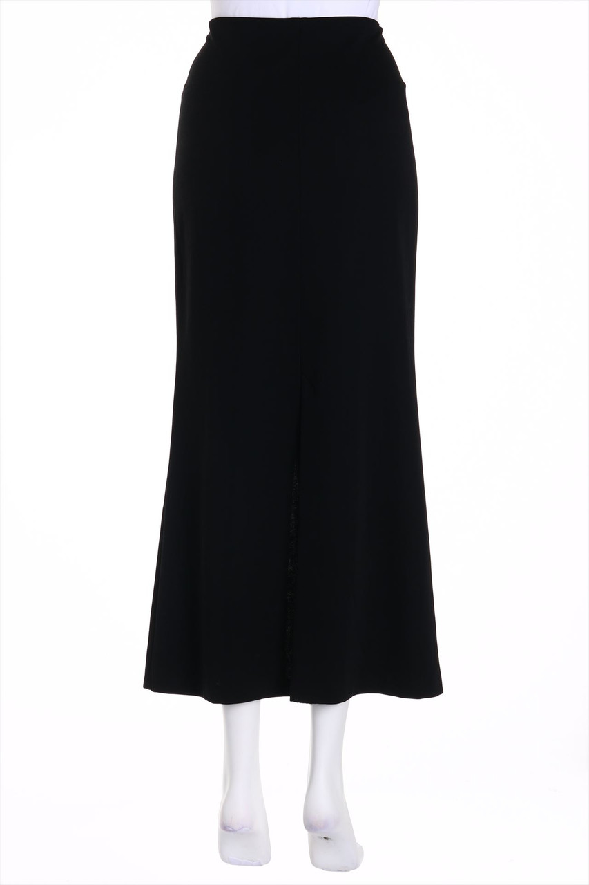 Carou MARC CAIN Vintage-Maxi-Rock Aus Viskose-Mix Mit Schlitz