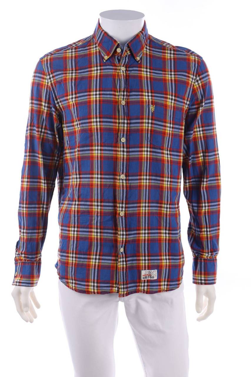 Carou Marc O´Polo kariertes Button-down-Hemd aus Baumwolle