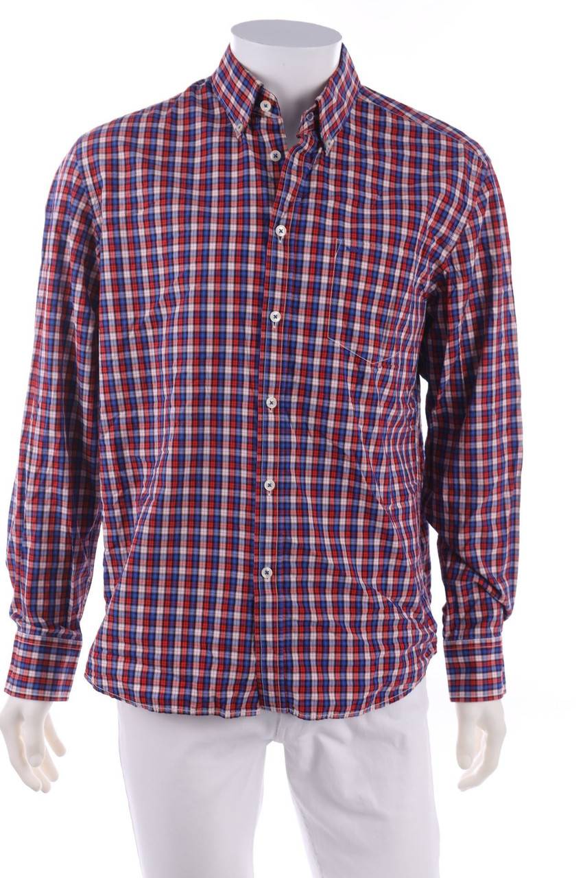 Carou Marc O´Polo kariertes Button-down-Hemd aus Baumwolle