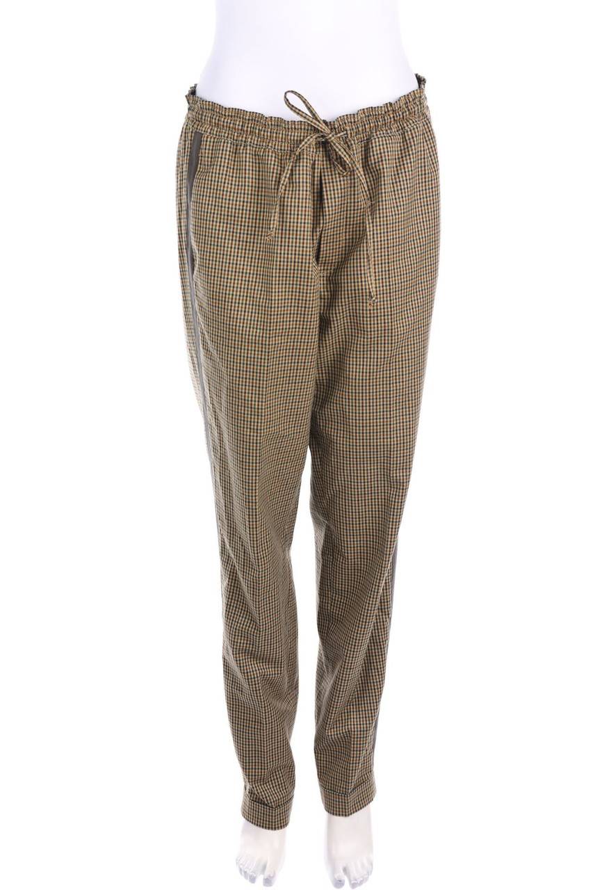Carou Marc O´Polo Karo-Jogger-Hose Mit Galonstreifen