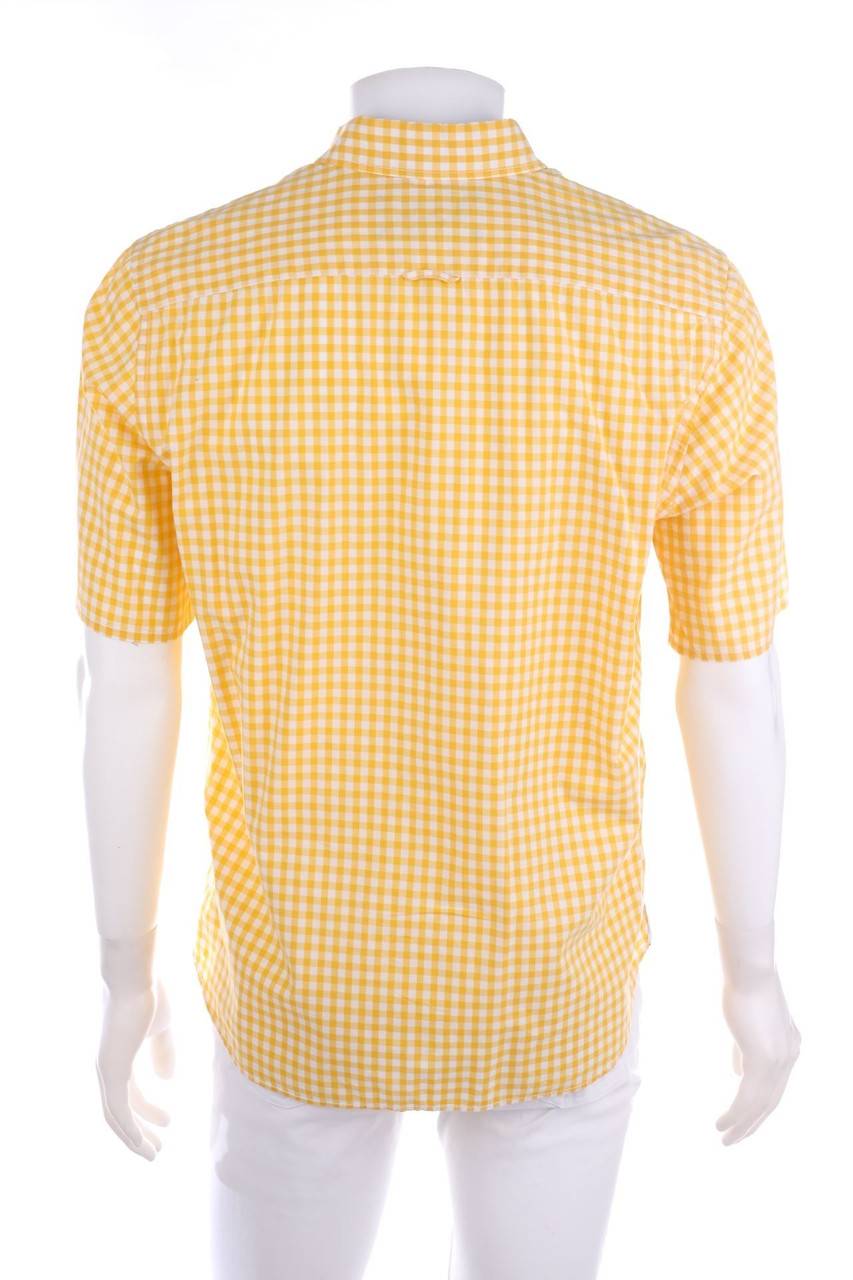 Carou Marc O´Polo Kurzarm-Hemd Mit Karo-Muster Aus Baumwolle Mit Logo-Stickerei