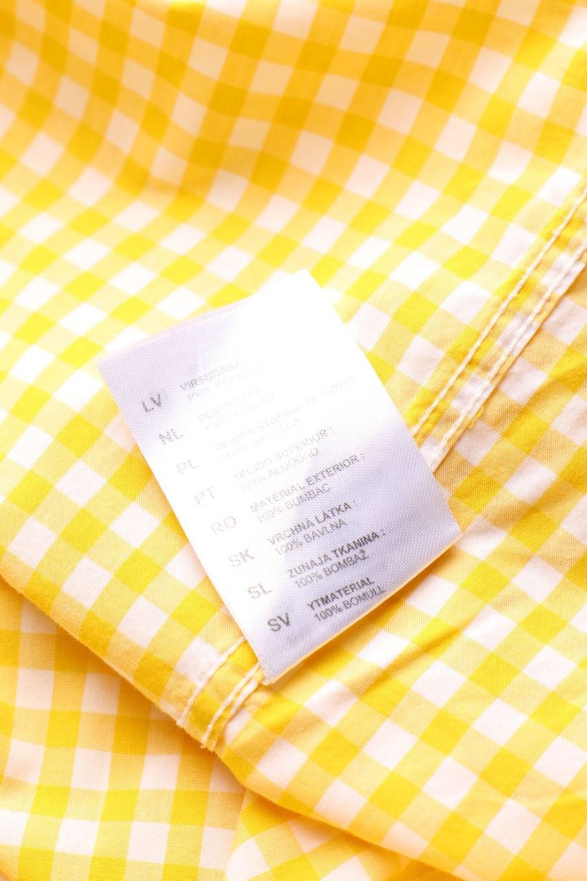 Carou Marc O´Polo Kurzarm-Hemd Mit Karo-Muster Aus Baumwolle Mit Logo-Stickerei