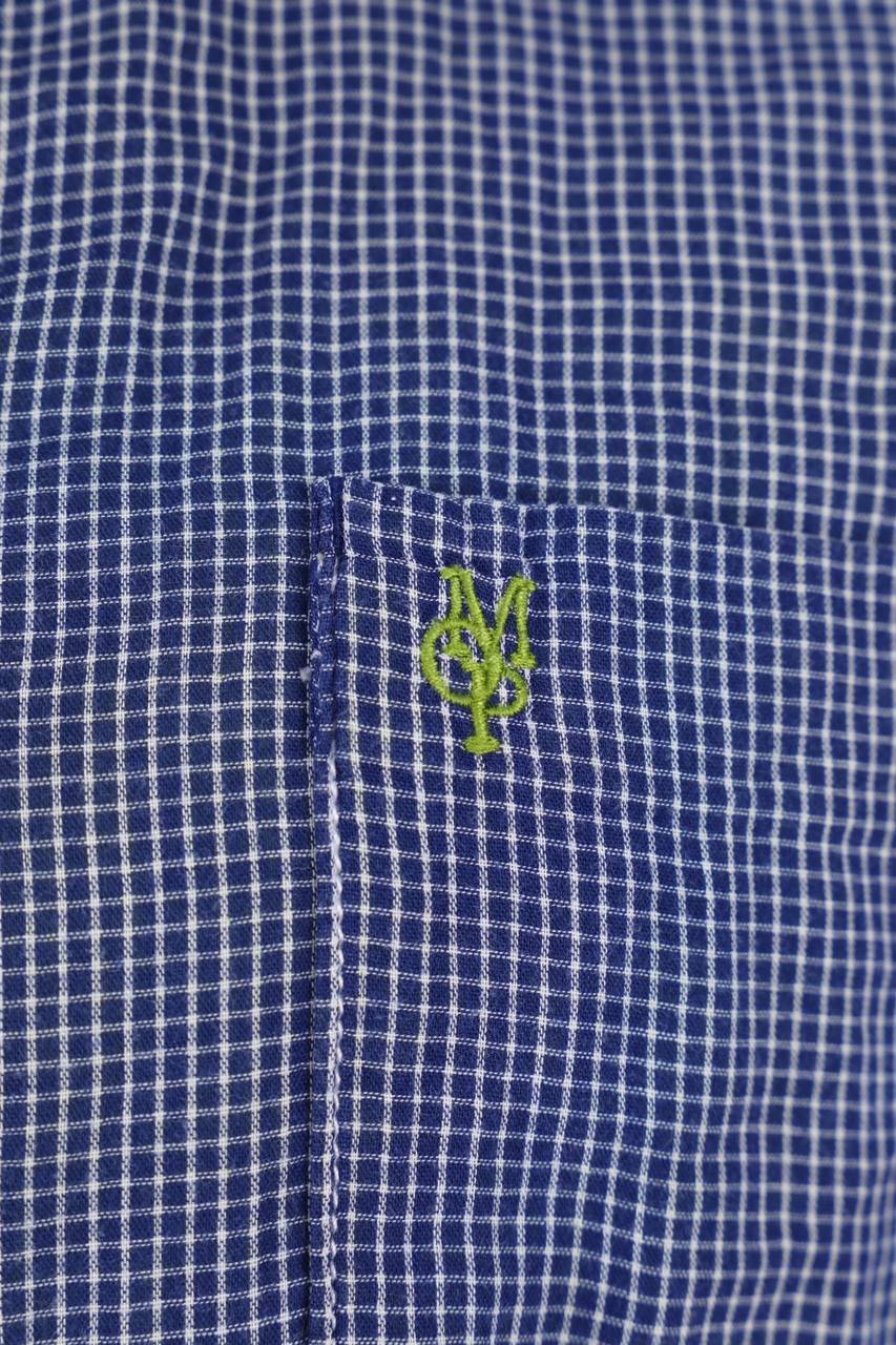 Carou Marc O´Polo Kurzarm-Hemd Mit Karo-Muster Mit Logo-Stickerei