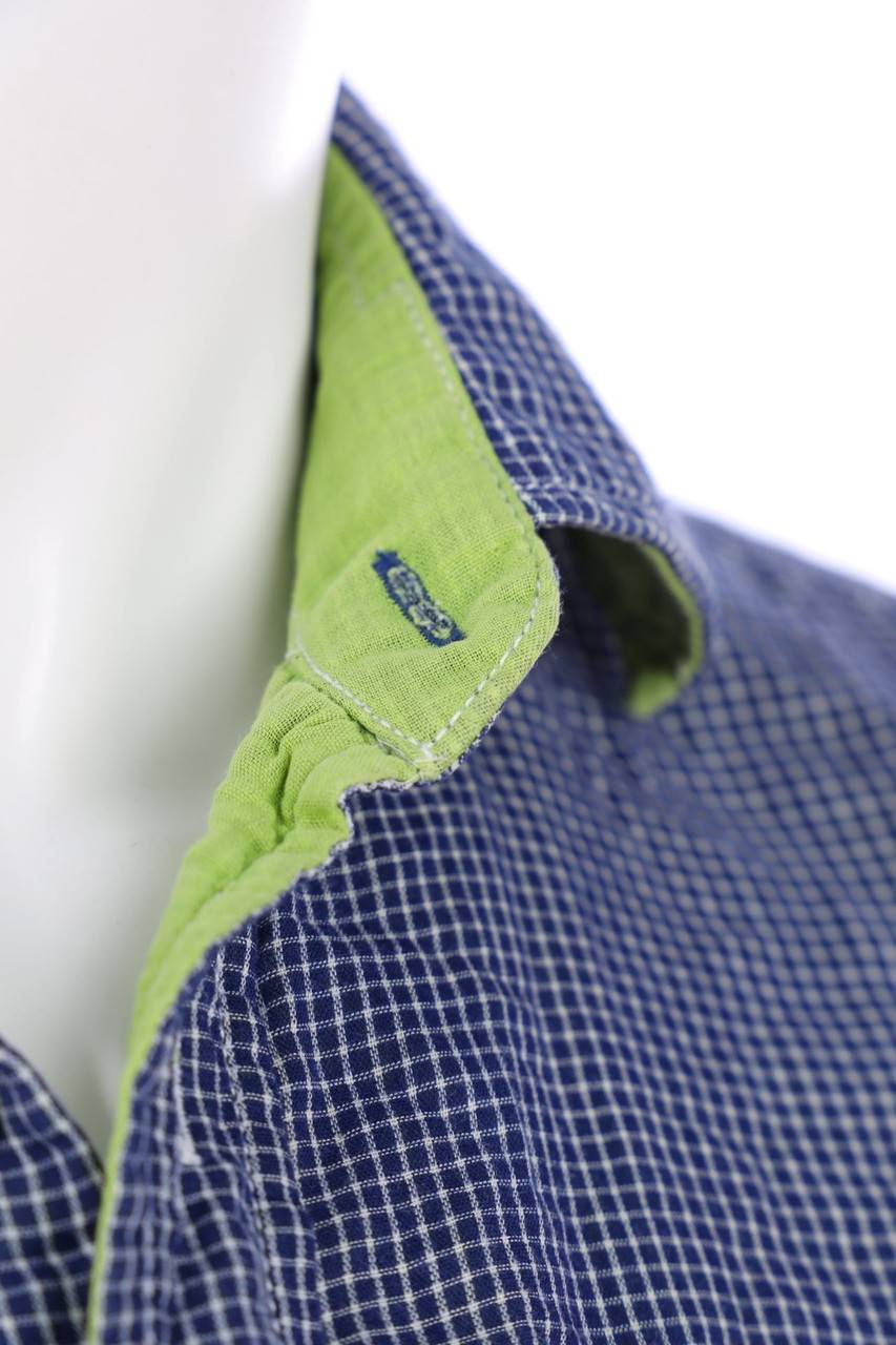 Carou Marc O´Polo Kurzarm-Hemd Mit Karo-Muster Mit Logo-Stickerei