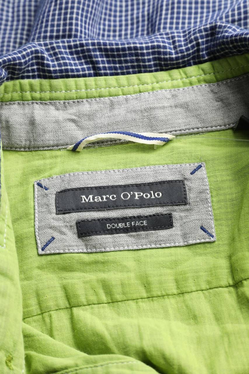 Carou Marc O´Polo Kurzarm-Hemd Mit Karo-Muster Mit Logo-Stickerei