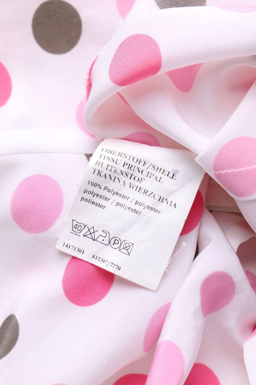 Carou MARCONA Vintage-Hemd-Bluse Mit Kurzem Ärmel Mit Punkten