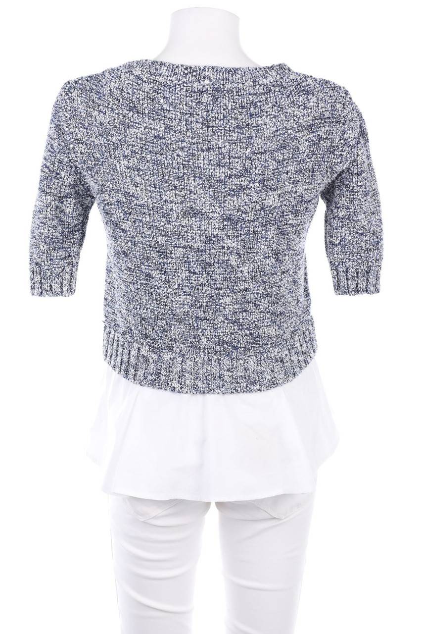 Carou MARELLA Glitzer-Strick-Pullover Im Layer Look