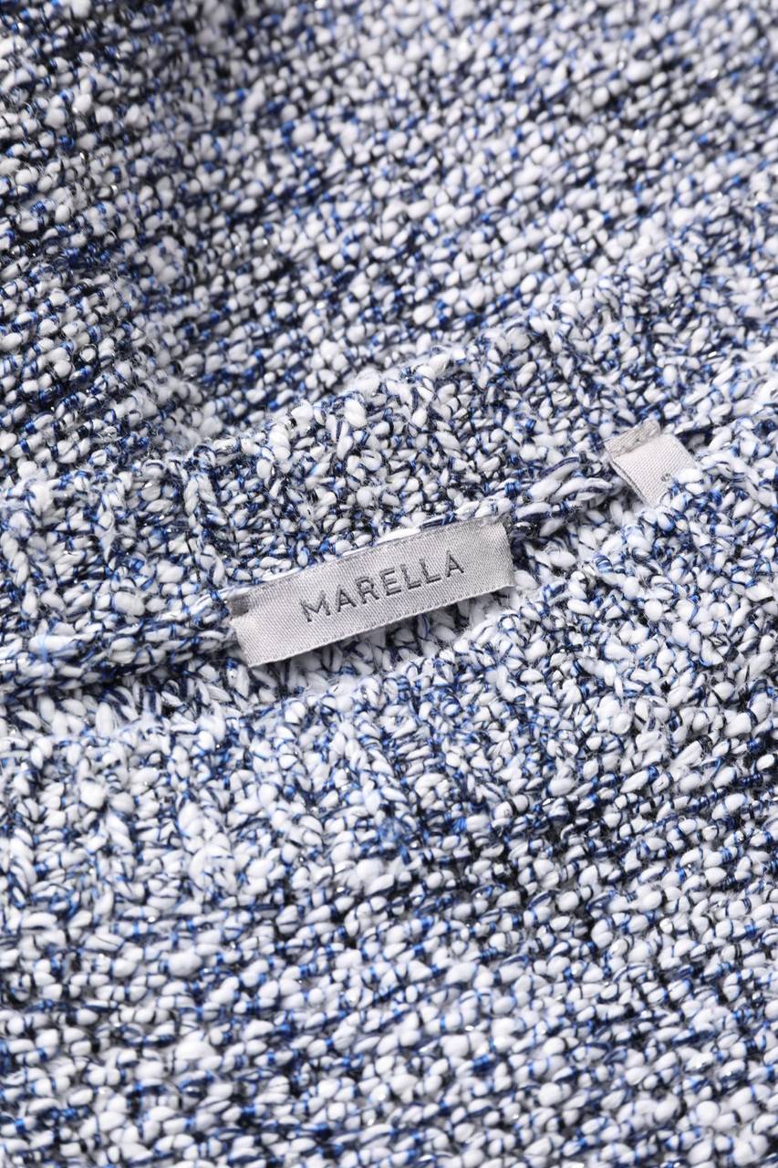 Carou MARELLA Glitzer-Strick-Pullover Im Layer Look
