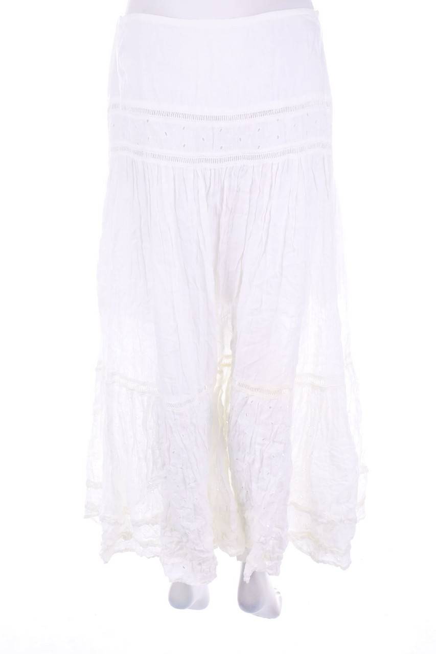 Carou MASON´S Boho-Maxi-Rock Mit Lochspitze, Ibiza-Style