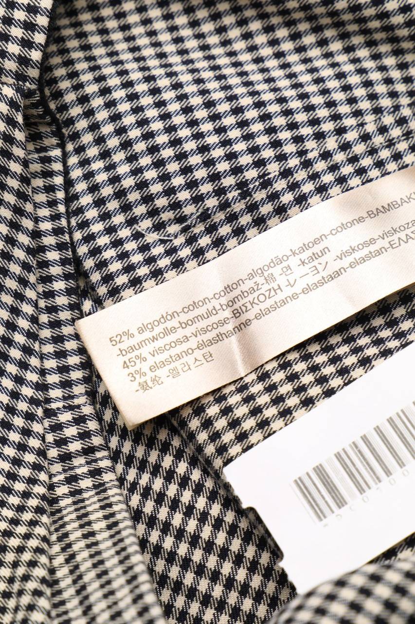 Carou Massimo Dutti Minirock In Wickel-Optik Mit Karo-Muster