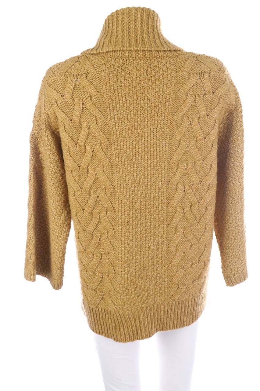 Carou Massimo Dutti Oversize-Strick-Pullover Mit Alpaka
