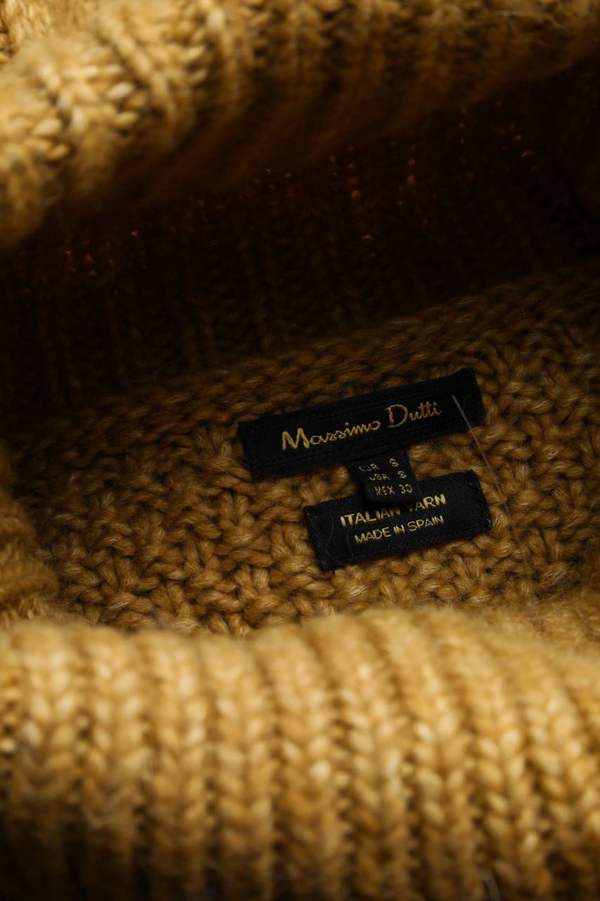 Carou Massimo Dutti Oversize-Strick-Pullover Mit Alpaka
