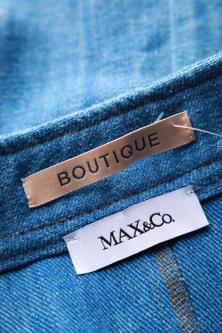 Carou MAX&Co. Jeansrock Aus Baumwolle Mit Aufgesetzten Taschen