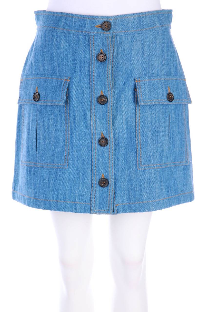 Carou MAX&Co. Jeansrock aus Baumwolle mit aufgesetzten Taschen