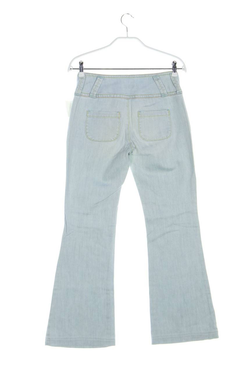 Carou MAX&Co. Y2K-Used Look Bootcut-Jeans Aus Baumwolle Mit Steppung