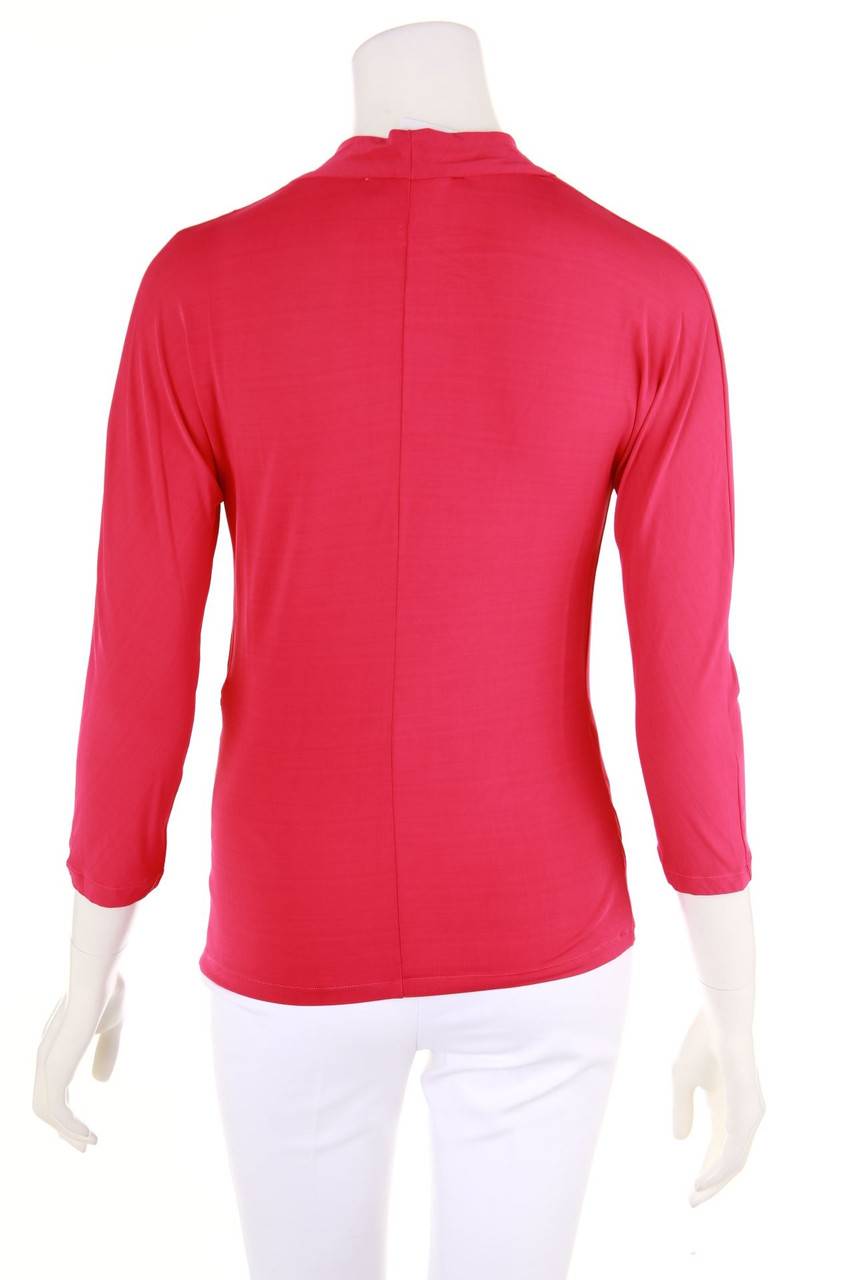 Carou Max Mara STUDIO 3/4-Arm-Shirt In Wickel-Optik Mit Raffungen